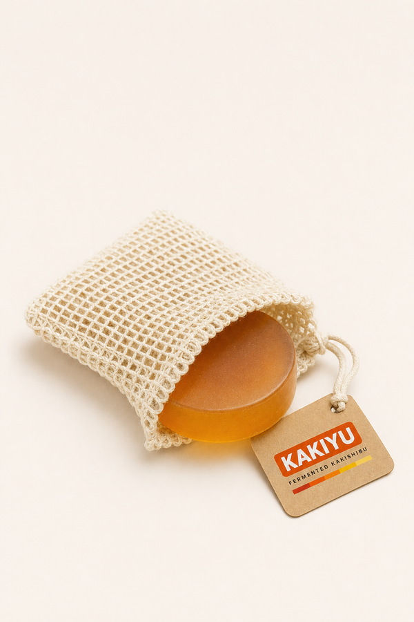 Kakiyu Exfoliating Soap Pouch
