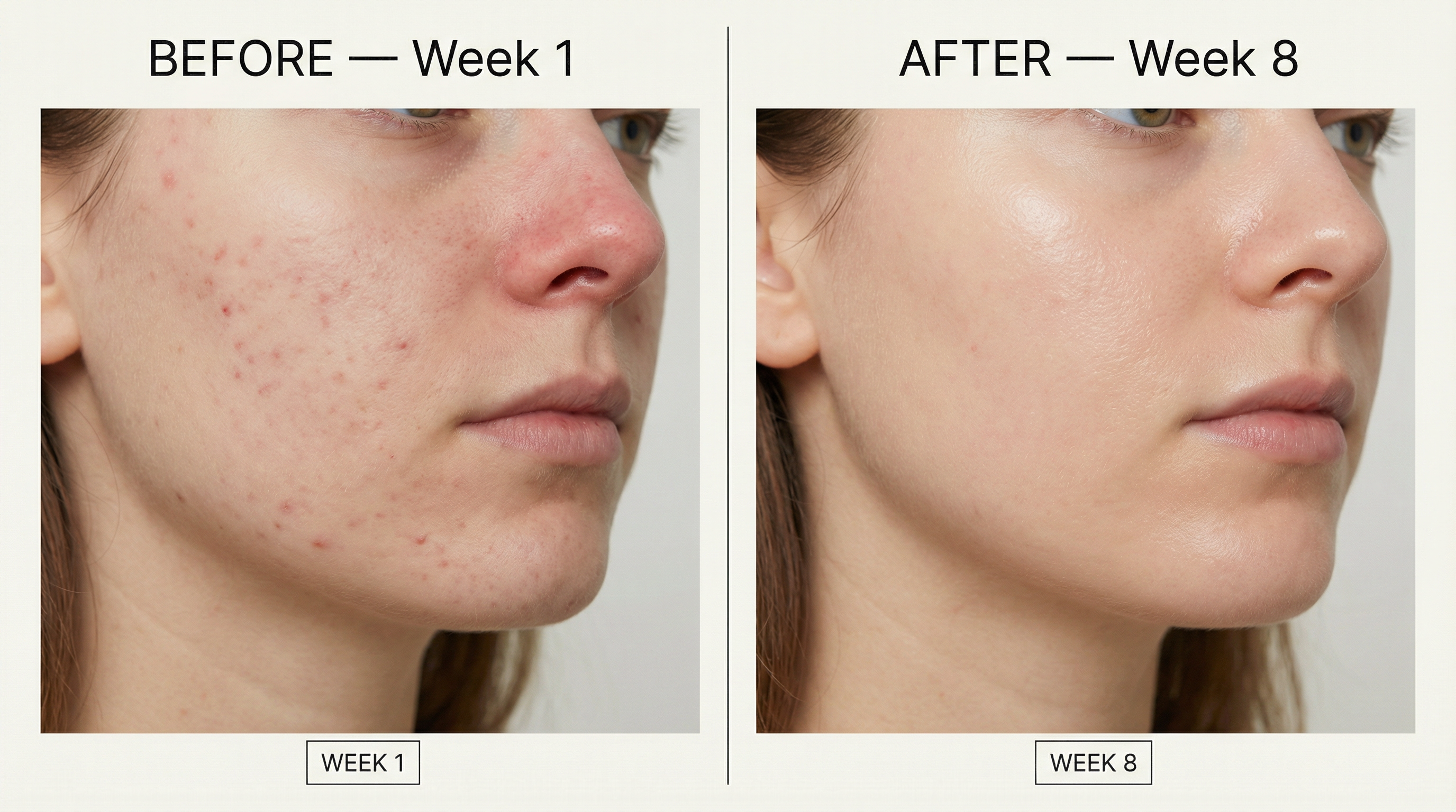 Before and after results