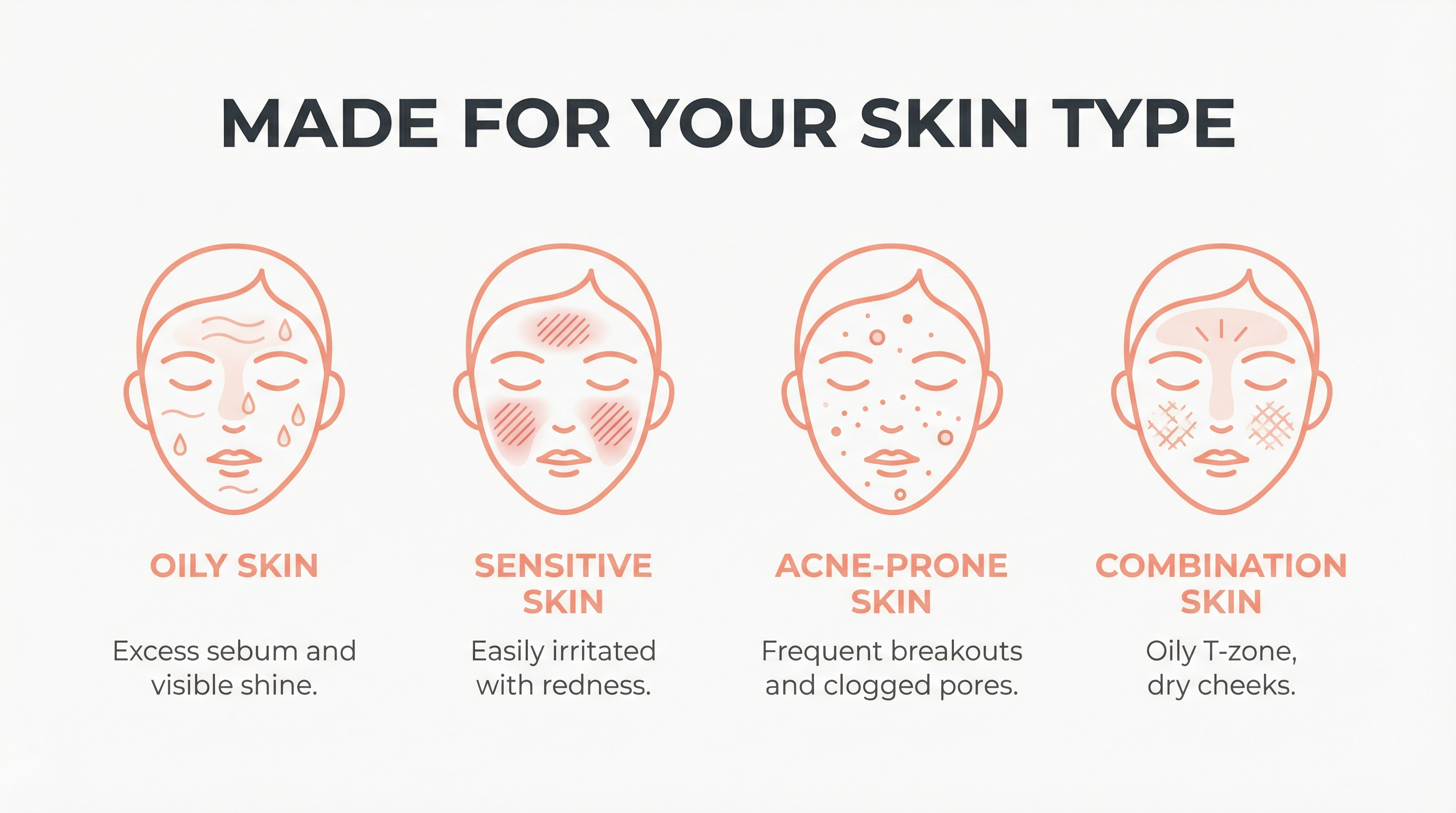 Made for your skin type